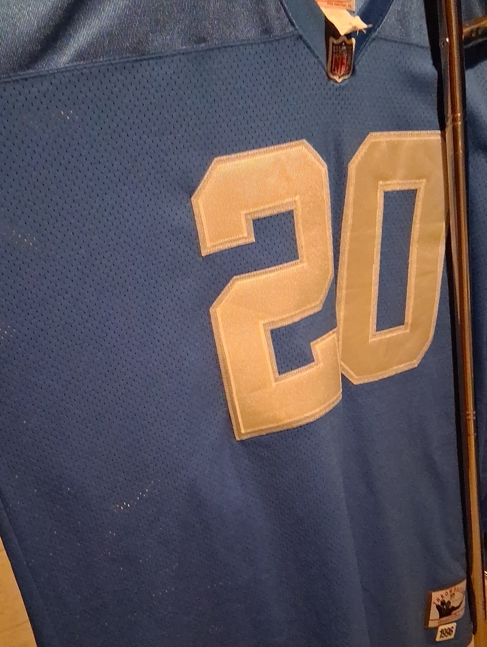 Mitchell & Ness Royal Blue Jersey with White Tag
